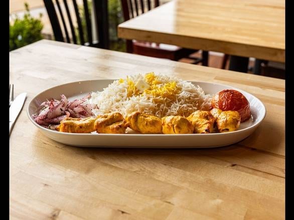 Spicy Chicken Kabob.
